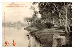 INDOCHINE FRANCAISE VIET NAM TONKIN HANOI SQUARE FRANCIS GARNIER ET PETIT LAC - Vietnam