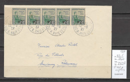 France - Lettre -  2eme Série Orphelins - Yvert 163 X 5- 1927 - Briefe U. Dokumente