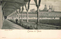 72789035 Pavia Certosa Di Pavia Grande Chiostro Kloster Pavia - Autres & Non Classés