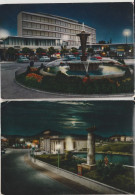 ABANO TERME PADOVA N. 2 CARTOLINE PIAZZALE FONTANA COLONNA IMPERATORE FRANCESCO I° 1962 1962/1982 - Sonstige & Ohne Zuordnung