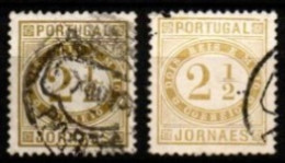 PORTUGAL     -    1876 .  Y&T N° 50 / 50A Oblitérés - Usado