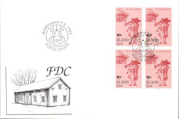 ALAND FDC 1993 JOUEUR DE VIOLON - Ålandinseln