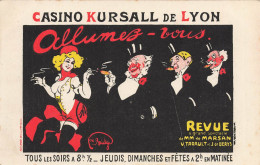 Joe BRIDGE * CPA Illustrateur Bridge Jugendstil Art Nouveau * Casino Kursaal De Lyon , Revue ALLUMEZ VOUS ! * Pub - Other & Unclassified