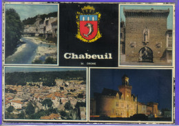 Carte Postale 26. Chabeuil  Blason  Très Beau Plan - Autres & Non Classés