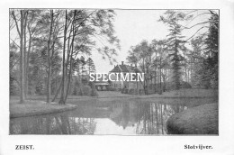 Prent - Slotvijver - Zeist   - 8.5x12.5 Cm - Zeist