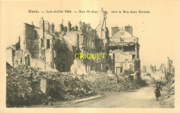 14 Caen, Lot De 13 Cartes Différentes Des Bombardements De Juin-juillet 1944 - Caen