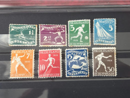 Niederlande  Olympiade 1928 Mi - Nr. 205 - 212 Ungebraucht/Falz Stock Flecken . - Unused Stamps