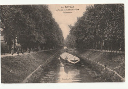 10 . Troyes . Le Canal De La Haute Seine . Promenade . Péniche - Troyes