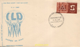 730816 MNH INDIA 1969 50 ANIVERSARIO DE LA ORGANIZACION INTERNACIONAL DEL TRABAJO - Ongebruikt