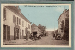 CPA (38) MONESTIER-de-CLERMONT - Aspect Du Quartier De La Gare En 1930 - Carte Colorisée - Andere & Zonder Classificatie
