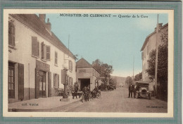 CPA (38) MONESTIER-de-CLERMONT - Aspect Du Quartier De La Gare En 1930 - Carte Colorisée - Autres & Non Classés