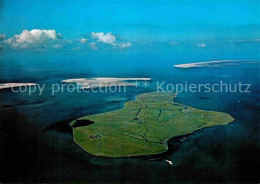 72787972 Hallig Hooge Fliegeraufnahme Aus 1800 M Hoehe Im Hintergrund Insel Amru - Other & Unclassified