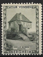 CLUB VOSGIEN BERGHEIM ** VIEILLE MAISON REMPARTS - Tourism (Labels)