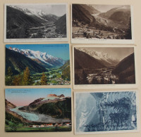 Argentière, Chamonix (Haute-Savoie), Mont-Blanc, Glacier, Lot De 6 CPA - Chamonix-Mont-Blanc