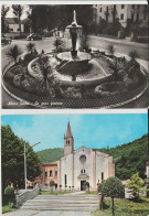 ABANO TERME PADOVA N. 2 CARTOLINE SANTUARIO MADONNA DELLA SALUTE GRAN FONTANA 1962/1977 - Otros & Sin Clasificación