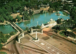 72787912 Budapest Varosliget Hosok Tere Stadtwaeldchen Heldenplatz Fliegeraufnah - Hongrie