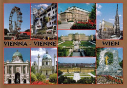 3 AK Österreich / Wien * Die Schlösser Schönbrunn Und Belvedere Und Eine Mehrbildkarte Mit Weiteren Sehenswürdigkeiten * - Palacio De Schönbrunn