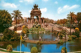 72787905 Barcelona Cataluna Cascada Del Parque De La Ciudadela Fontaene Im Stadt - Sonstige & Ohne Zuordnung