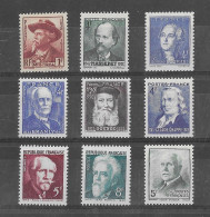 LOT DE TIMBRES CELEBRITES  NEUF** - Unused Stamps