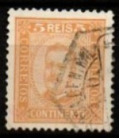 PORTUGAL     -    1892 .  Y&T N° 66 Oblitéré - Usado