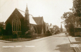 Sunningdale Congregational Church Photo Postcard F. C. Hodder - Altri & Non Classificati