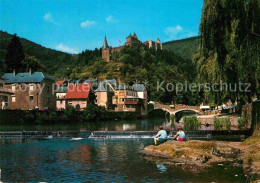 72787393 Vianden Pittoresque Vale De L'Our Le Chateau Hockelstour Et Pont Sur L' - Otros & Sin Clasificación