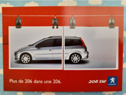 PUBLICITE AUTO VOITURE PEUGEOT 206 SW - Advertising