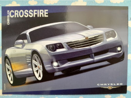 PUBLICITE AUTO VOITURE CHRYSLER CROSSFIRE - Werbepostkarten