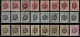 Setje Typo's 1930 - Heraldieke Leeuw / Lion Heraldique   - O/used - Typo Precancels 1929-37 (Heraldic Lion)