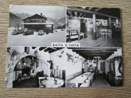 ITALIE BEZZECCA BAITA S.LUCIA RISTORANTE RUSTICO MULTI VUES VOITURES ANCIENNES - Autres & Non Classés