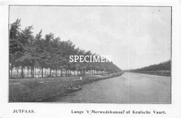 Prent - Langs 't Merwedekanaal Of Keulsche Vaart - Jutphaas Jutfaas - 8.5x12.5 Cm - Otros & Sin Clasificación