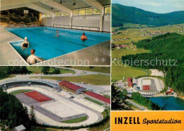 72787187 Inzell Fliegeraufnahme Sportstadion Hallenbad Inzell - Andere & Zonder Classificatie