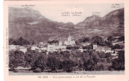 25 - Doubs -  GEX - Vue Panoramique Et Col De La Faucille - Autres & Non Classés