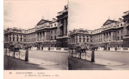 England - LONDON - Ministry Of Finance - Stereoscopic Postcard - Other & Unclassified