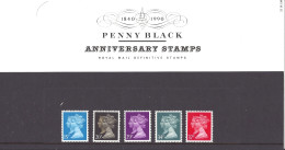 Great Britain 1990 - 150th Anniversary Penny Black, Queen Victoria, Elizabeth, Compl. Set - Presentation Pack MNH - Ungebraucht