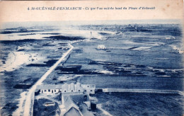 29 - Finistere - SAINT GUENOLE PENMARCH - Ce Que L On Voit Du Haut Du Phare D Eckmull - Penmarch