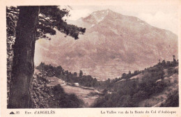 65 - Hautes Pyrenees - Environs D  ARGELES - GAZOST- La Vallée Vue De La Route Du Col De L Aubisque - Argeles Gazost