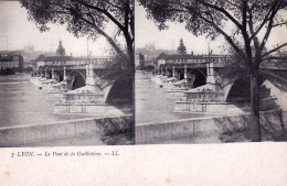 69 - LYON - Le Pont De La Guillotiere  - Carte Stereoscopique - Sonstige & Ohne Zuordnung