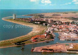 72787168 Buesum Nordseebad Fliegeraufnahme Hafen Strand Leuchtturm  Buesum - Büsum