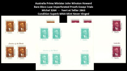 1999 USA UN World Leaders Millennium Summit - Australia Prime Minister John Winston Howard - Rare Set MNH - Altri & Non Classificati