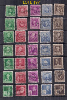 ÉTATS-UNIS 1940 CÉLÉBRER LES AMÉRICAINS SÉRIE Yv 413/447 UTILISÉ - Used Stamps