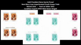 1999 USA UN World Leaders Millennium Summit - Haiti President Rene Garcia Preval - Rare Set MNH - Autres & Non Classés