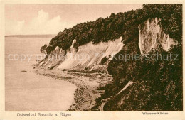 72786863 Sassnitz Ostseebad Ruegen Wissower Klinken Kreidefelsen Strand Kueste S - Sassnitz