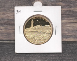 Médaille Souvenirs&Patrimoine : Le Grau Du Roi  (couleur Or) - Andere & Zonder Classificatie