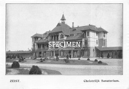 Prent - Christelijk Sanatorium - Zeist   - 8.5x12.5 Cm - Zeist