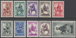 BELGIQUE - 1941 - MNH/** - SECOURS D'HIVER WINTERHULP - COB 583 - 592 -  Lot 26030 - Unused Stamps