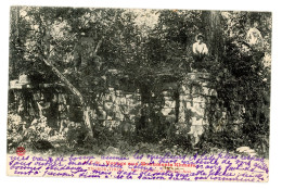 INDOCHINE FRANCAISE CAMBODGE ANGKOR THOM VOYAGE AUX MONUMENTS KHMERS MUR D'ENCEINTE DU CIMEAN ACAS 1907 - Camboya