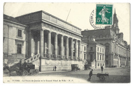 37  Tours -  Le Palais De Justice Et Le Nouvel Hotel De Ville - Tours