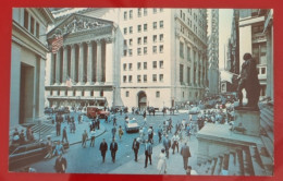 Uncirculated Postcard - USA - NY, NEW YORK CITY - WALL STREET AND THE NY STOCK EXCHANGE - Wall Street