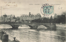 CPA Laval-Pont Neuf-Vieux Chateau-Timbre     L2916 - Laval